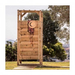 Wooden Beach Cabin 226(H)x100x100cm Wooden Beach Cabin 226(H)x100x100cm | Kipogeorgiki