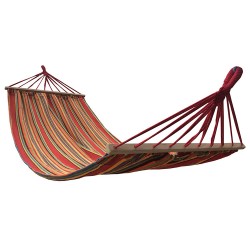 Cotton Thin Stripe Hammock Orange 1x2m  |kipogeorgiki.gr       