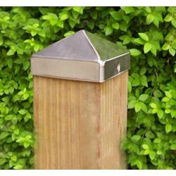 Metallic Post Cap Pyramide Νο7