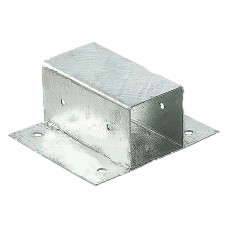 Wall Mounted Pillar Base Νο 7 (71 x 71 x 150mm) Hot Galvanized