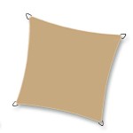 Shade Sail Square 230gsm Sand 3,6x3,6m  Shade Sail Square 230gsm Sand 3,6x3,6m | Kipogeorgiki