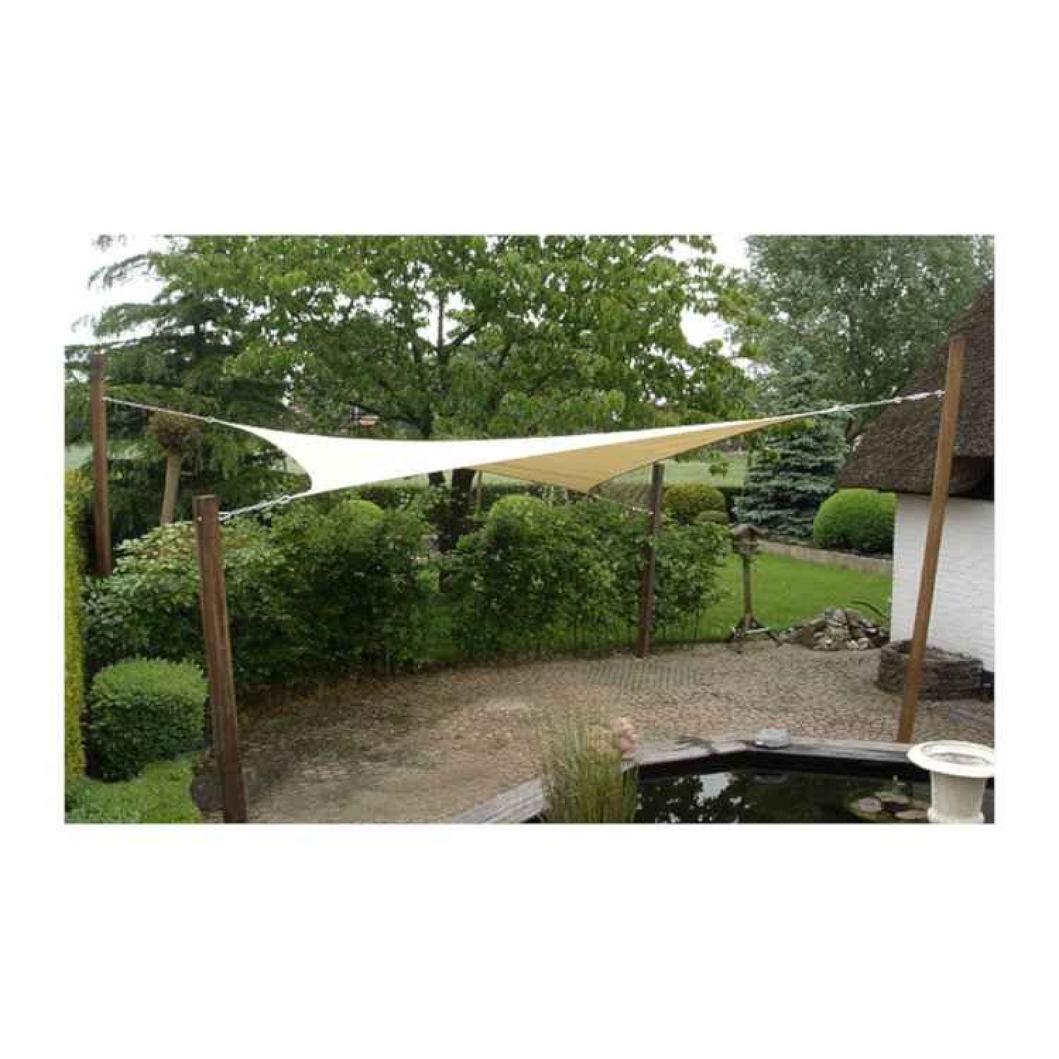 Πανί Σκίασης Τετράγωνο Εκρού 230gsm 5x5m | Κηπογεωργική