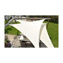 Shade Sail Triangle Ecru 285gsm 3,6x3,6x3,6m | Kipogeorgiki  