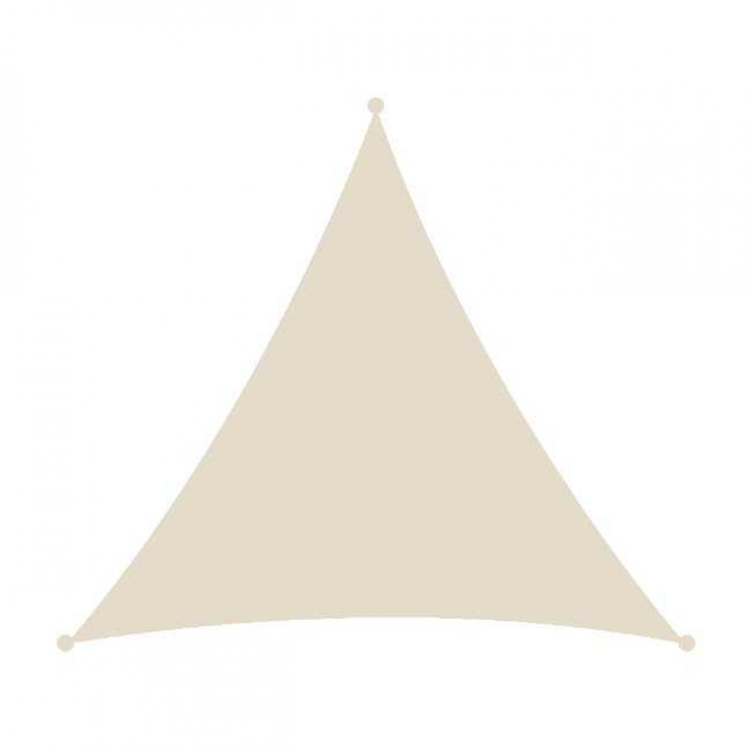 Shade Sail Triangle Ecru 230gsm 5x5x5m | Kipogeorgiki