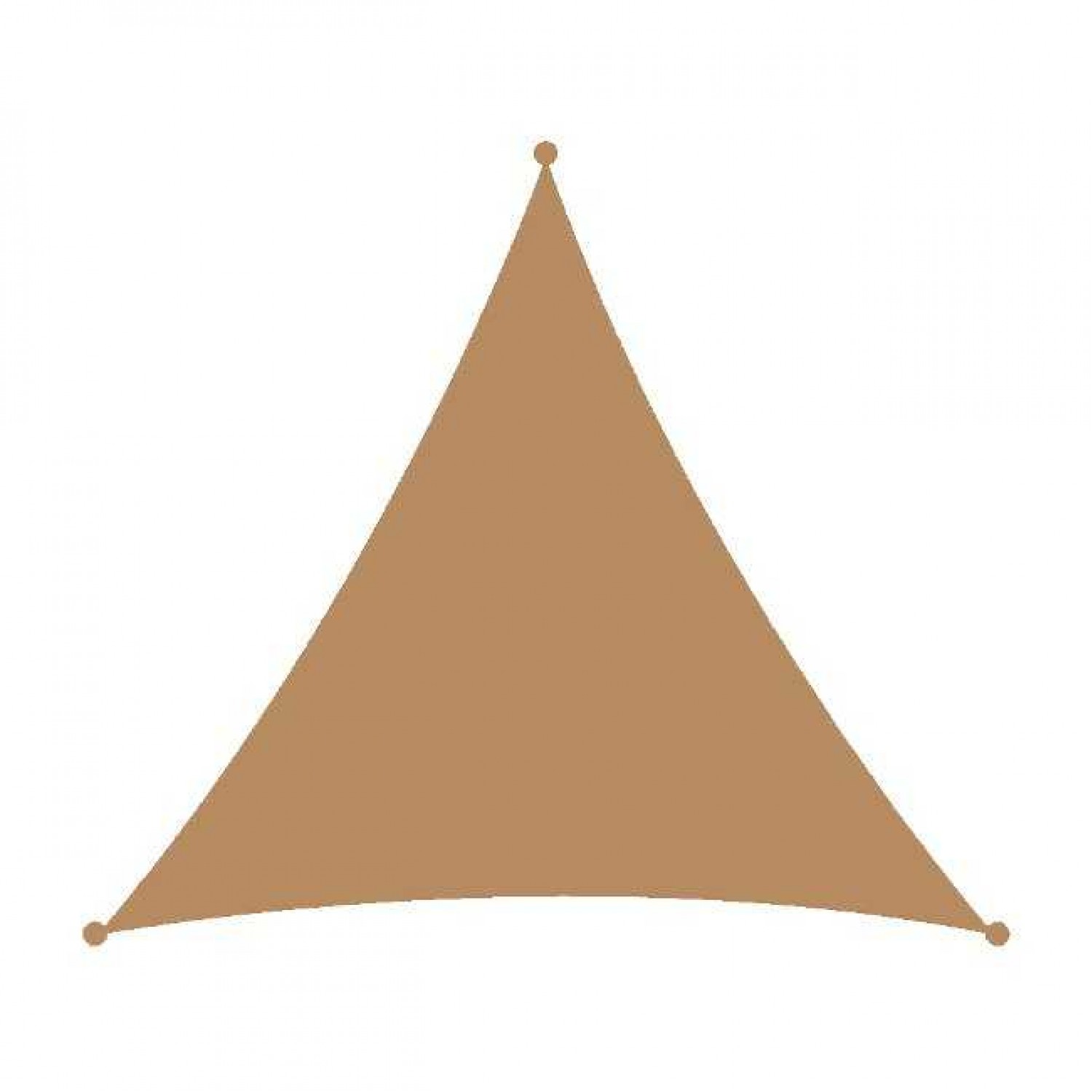 Shade Sail Triangle Sand 230gsm 5x5x5m Shade Sail Triangle Sand 230gsm 5x5x5m | Kipogeorgiki