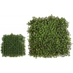 Synthetic Boxwood Shrub Foliation Ultimate Coverage 50x50cm | kipogeorgiki.gr