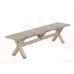Wooden Bench Victoria 45(H) x 35 x 180cm  |kipogeorgiki.gr       