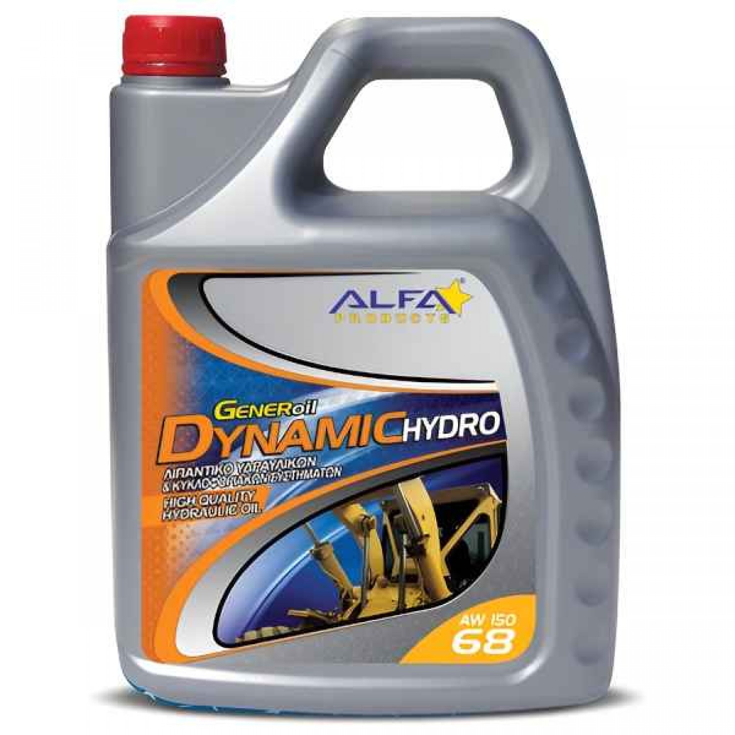 ALFA 4L Hydraulic Systems Oil Gener Dynamic Hydro ISO 68 - Professional Oils for Hydraulic Systems