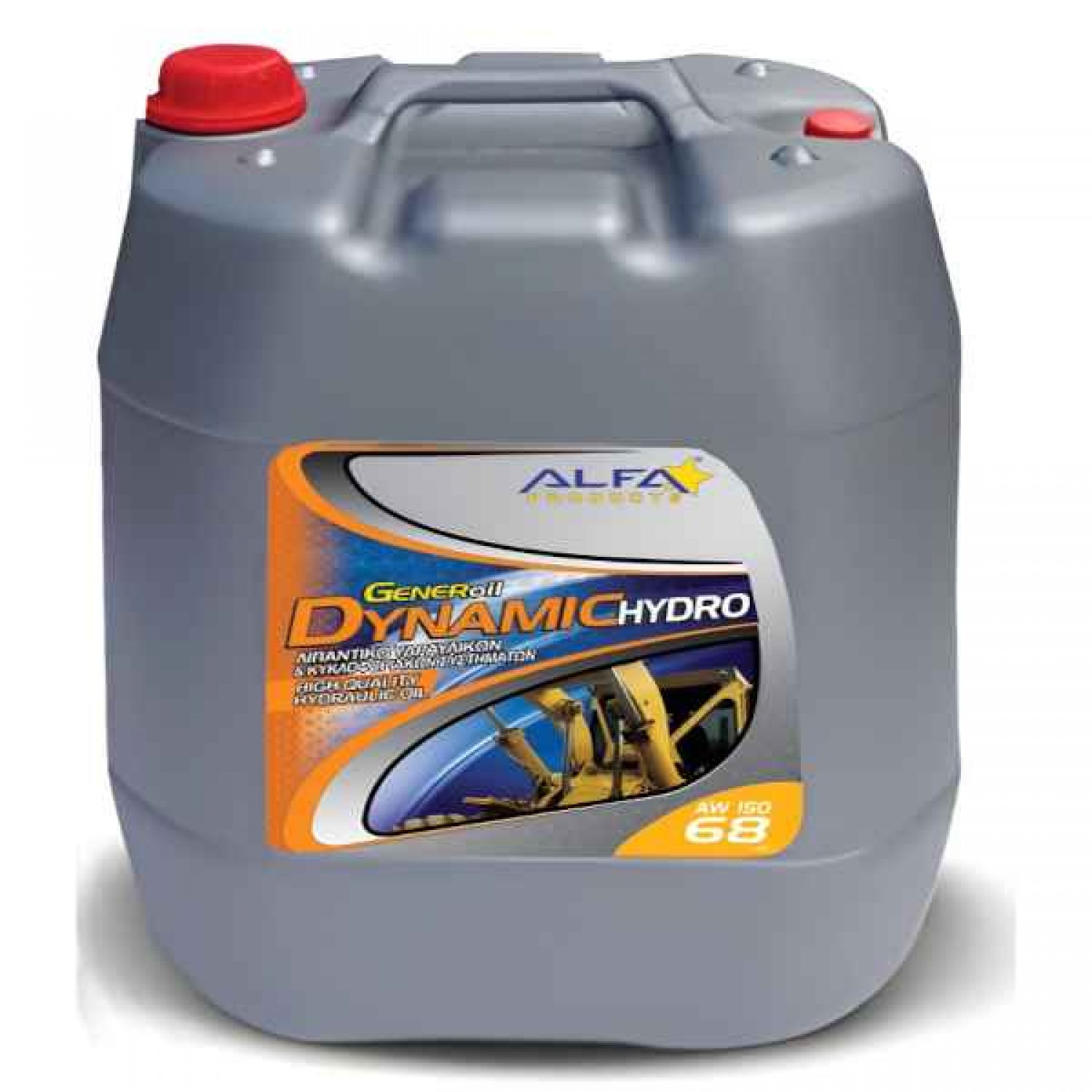 ALFA 18L Hydraulic Systems Oil Gener Dynamic Hydro ISO 68 - Professional Oils for Hydraulic Systems