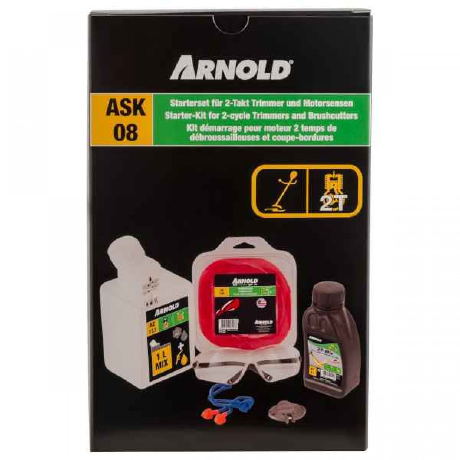 ARNOLD Αρχικό Σετ Θαμνοκοπτικών-Trimmers Πλήρες ARNOLD Αρχικό Σετ Θαμνοκοπτικών-Trimmers Πλήρες - Κιτ Πρώτης Χρήσης
