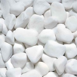 White Pebble (8-13)cm 20kg Bag Processed - Processed & Natural Pebbles & True Cobblestones