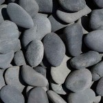 Flat Black Pebbles (5-7mm)-(7-9mm)-(2-3cm)-(3-5cm)-(4-6cm) 20kg Bag - Processed & Natural Level Pebbles & True Cobblestones