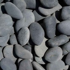 Βότσαλο Πλακέ Μαύρο (5-7mm)-(7-9mm)-(2-3cm)-(3-5cm)-(4-6cm) 20kg Σάκο (Bag) - Επεξεργασμένα & Φυσικά Επίπεδα Βότσαλα-Κροκάλες
