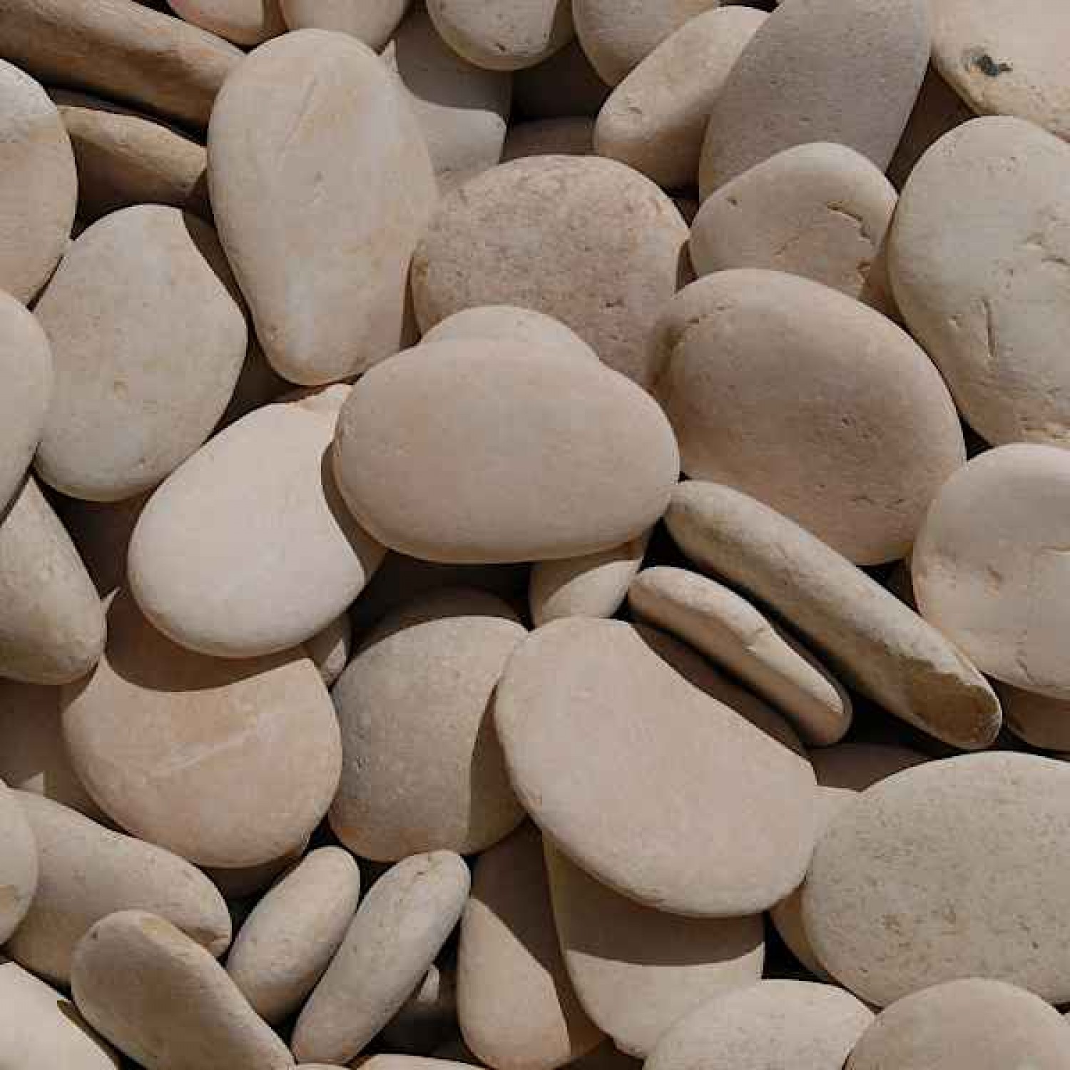 Flat Pink Pebbles (3-5)cm 20kg Bag - Processed & Natural Level Pebbles & True Cobblestones