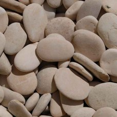 Flat Pink Pebbles (3-5)cm 20kg Bag - Processed & Natural Level Pebbles & True Cobblestones