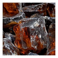 Γυάλινες Πέτρες Κεχριμπάρι 1kg (10-20cm) Διακοσμητικές