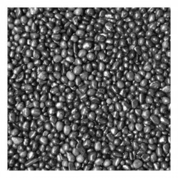 Γυάλινη Μαύρη Χάντρα 1kg (3-6mm) - Γυάλινες Χάντρες