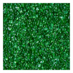 Γυάλινη Πράσινη Χάντρα 1kg (1-3mm) - Γυάλινες Χάντρες