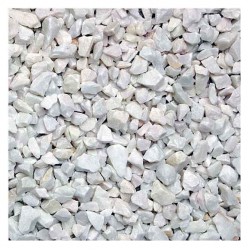 White Gravel Mineral 1400kg Big Bag - Decorative Gravels for Garden & Landscape