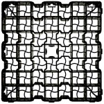 Grass & Gravel Pavers 50x50x3cm - Porous Grid