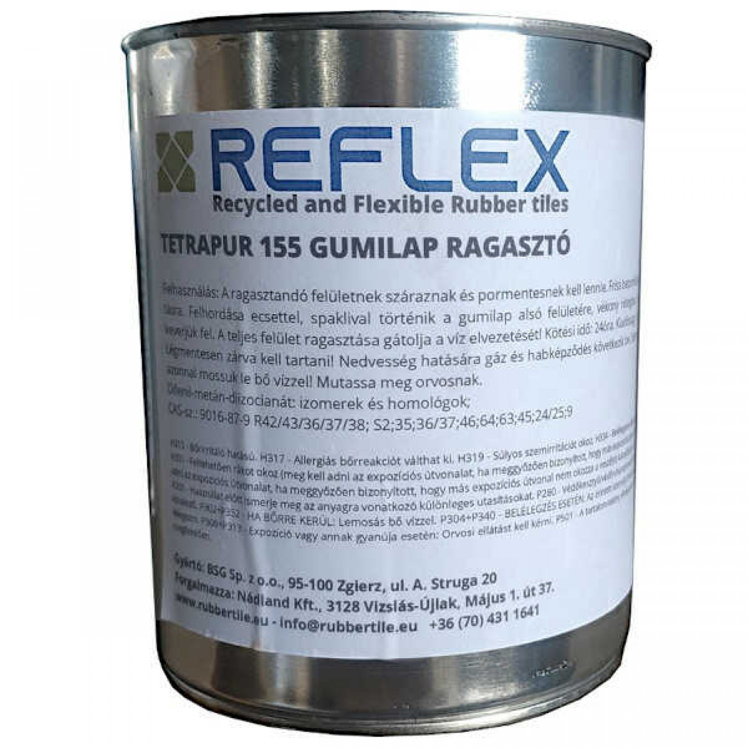 Κόλλα Αντικραδασμικών Δαπέδων Ασφαλείας 1Kg REFLEX - Κόλλες Δαπέδου Πολυουρεθάνης Κόλλα Δαπέδου Ασφαλείας 1Kg REFLEX