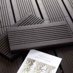 Outdoor Anthracite Bamboo Decking 2x14x185cm Carbonized-REBO - Natural Materials for Decks