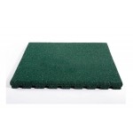 Rubber Tile Green 25mm/50 x 50cm Rubber Tile Green 25mm/50 x 50cm | Kipogeorgiki