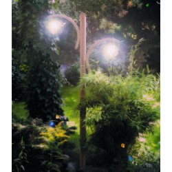 Φωτιστικά Δαπέδου Διπλή Μπάλα Lux 2x0,90m  |kipogeorgiki.gr