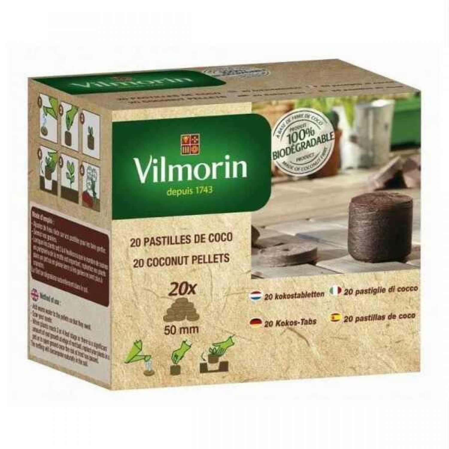 Degrade Coconut Pastilles 50 mm 20 pc Coconut Pastilles 50 mm 20 pc | kipogeorgiki.gr