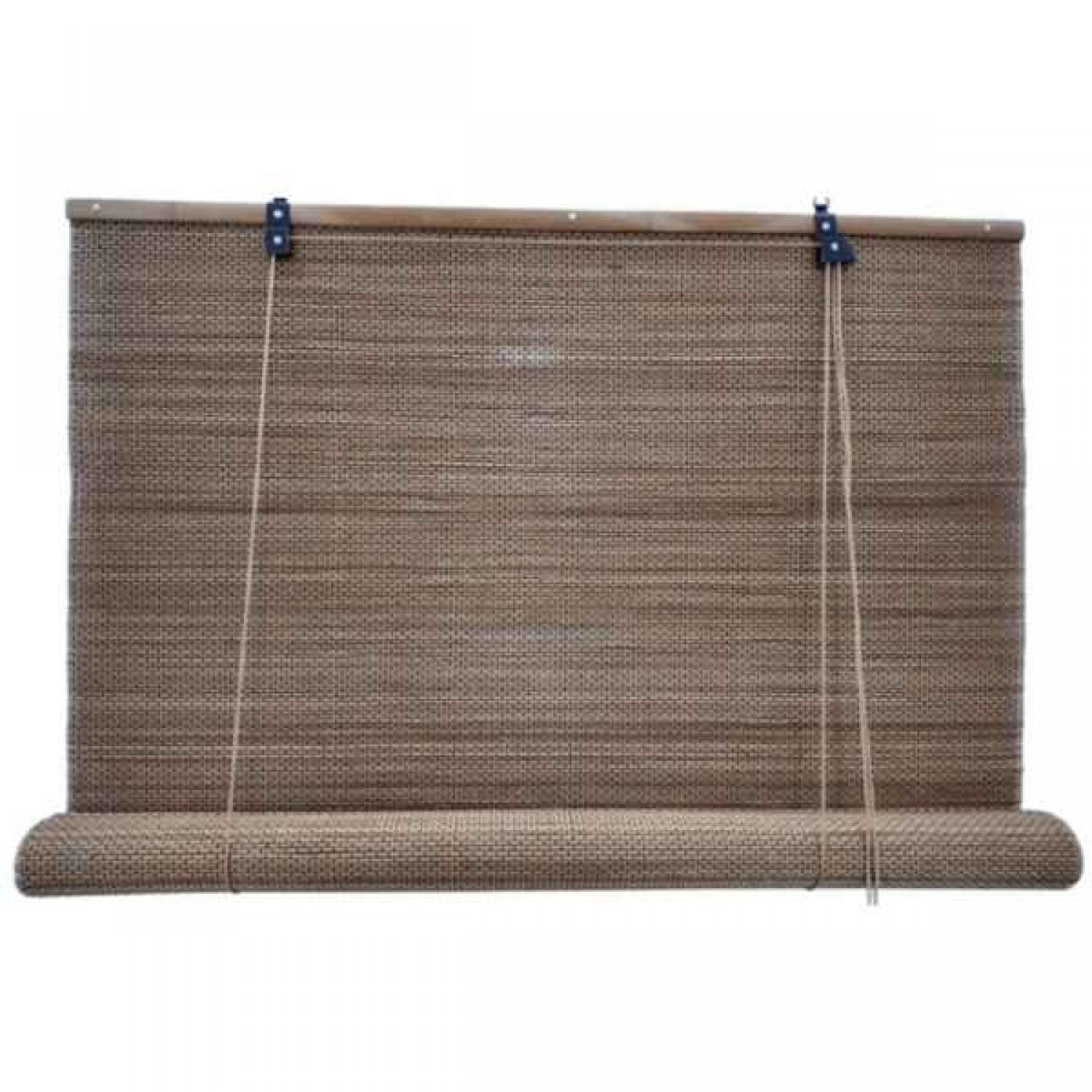 Bamboo Roller Blind Caramel with Brown Stripe 80x180cm Bamboo Roller Blind Caramel with Brown Stripe & Roll-Up 100x200cm - Roller Blinds