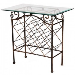 Τραπέζι MINI BAR 40x65x60cm Χειροποίητο Μασίφ Σίδερο - Τραπέζια, Έπιπλα Κήπου & Σπιτιού Τραπέζι Μίνι Μπαρ 40x65x60cm Χειροποίητο Μασίφ Σίδερο