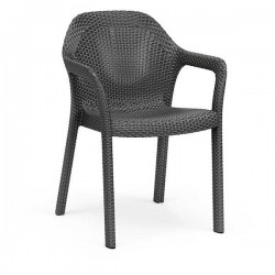 Garden Chair Granite 58x57x84cm LECHUZA Rattan