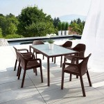 Τετράγωνα Μόκα Τραπέζια 90x90x(Υ)75cm Γυάλινης Επιφάνειας