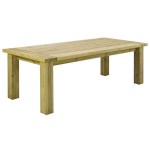 Wooden Garden Table DAPHNE 230x100x(H)75cm Made of Pine - Tables for Garden