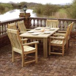 Wooden Garden Table DAPHNE 230x100x(H)75cm Made of Pine - Tables for Garden