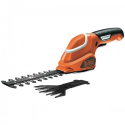 Shrub & Grass Shear Battery Kit 7V 1.2Ah GSL700-QW BLACK & DECKER - Battery Shears BLACK & DECKER GSL700 7V 1.2Ah Shrub & Grass Shear Kit