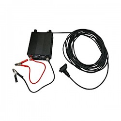 12m Cable with Inverter Connection to Battery-Generator 12m Cable with Inverter for Connection to Car Battery or Generator with Dynamo & Voltage Stabilizer