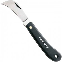 FISKARS Curved Grafting Knife K62 17cm with Folding Blade - Budding-Grafting Knives