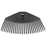 Fiskars M Assembled Solid Leaf Rake 41.5 cm 560 grams - Leaf Rakes Hand Tools