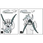 Felco 10 Left Handed Pruning Shears Genuine 21cm D25mm - Official Dealership Pruners-Secateurs