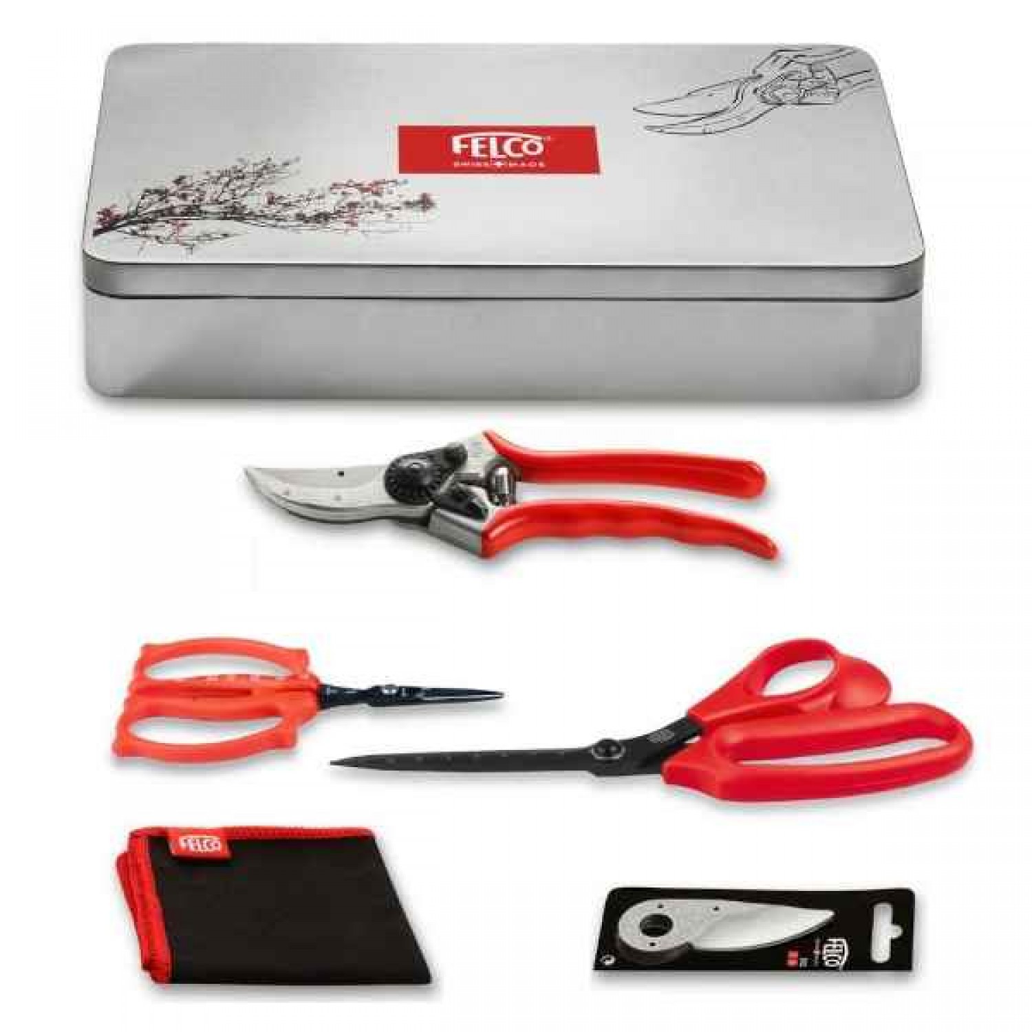 Felco 933-1 Service Box for Florist & Felco 2 Pruner - Official Dealership Pruners-Secateurs