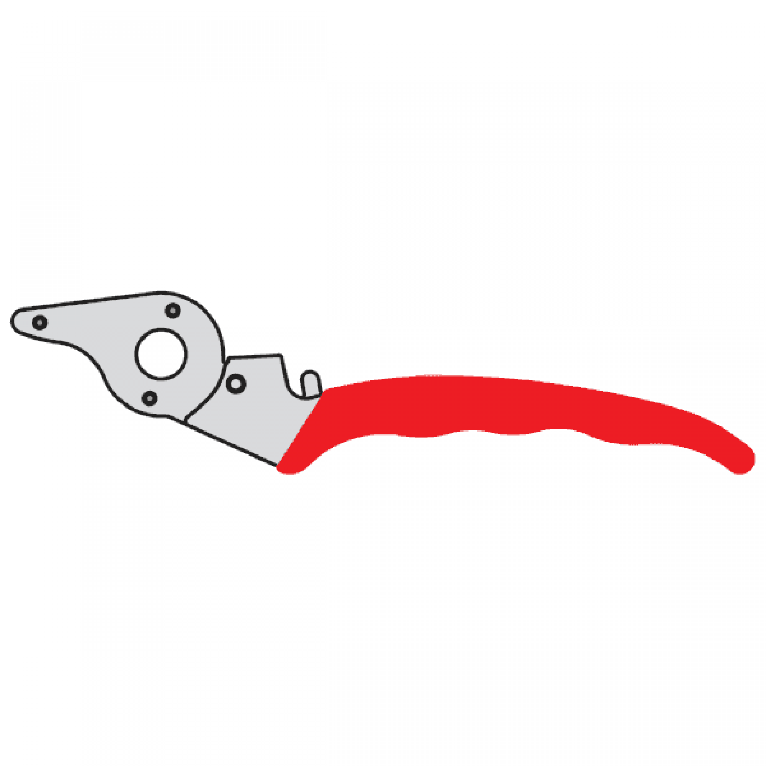 Felco 11/1 Handle Without Blade-Genuine Pruner Spare Parts - Pruning Shears Spare Parts-Replacements