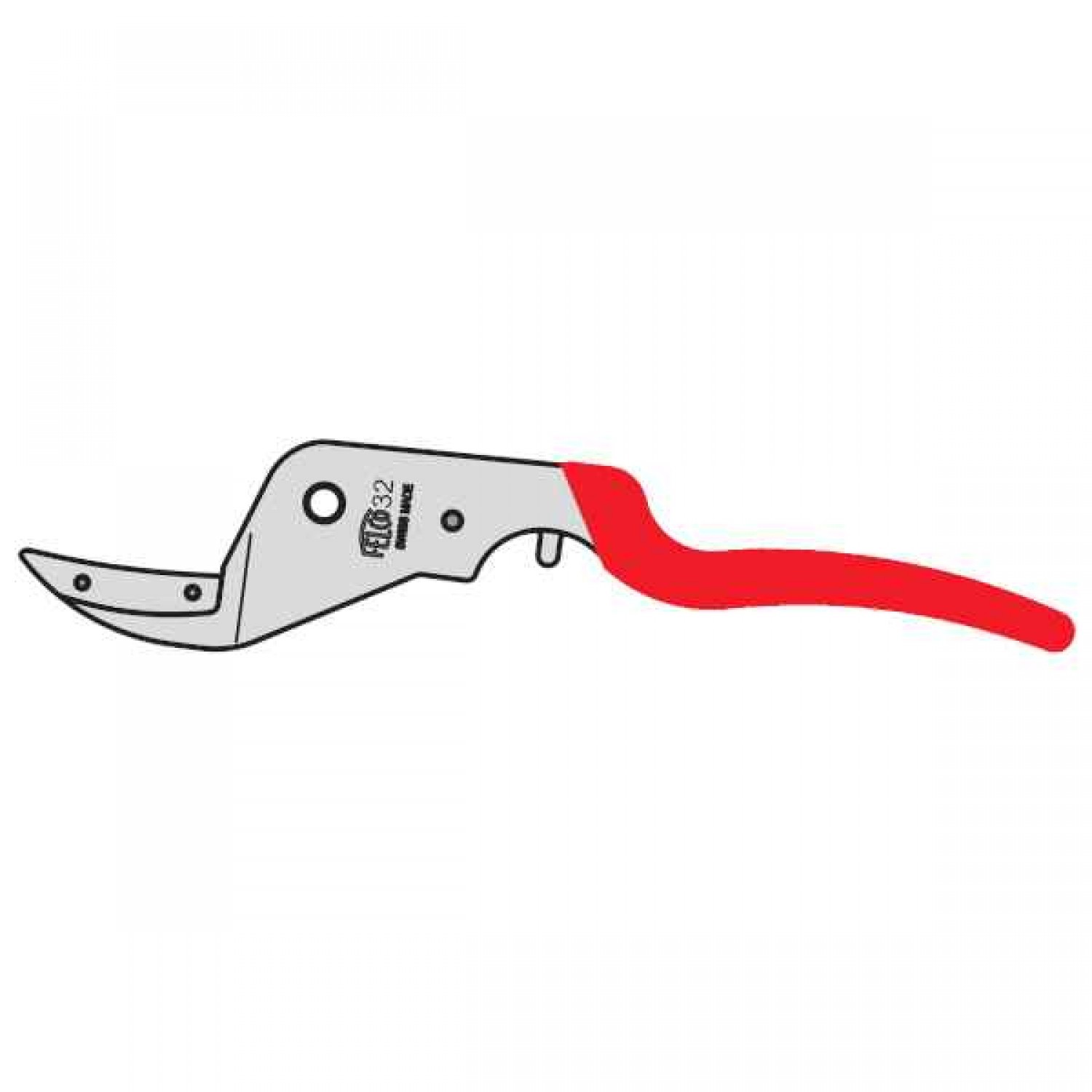 Felco 32/2 Handle Without Anvil Blade-Genuine Pruner Spare Parts - Pruner Spare Parts-Replacements