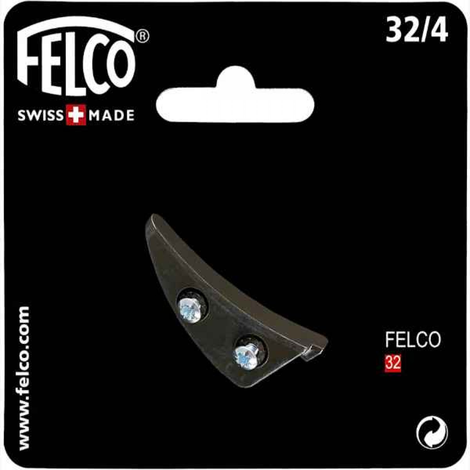 Felco 32/4 Anvil Blade With Screws-Genuine Pruner Spare Parts - Original Pruning Shears Replacement Parts-Replacements