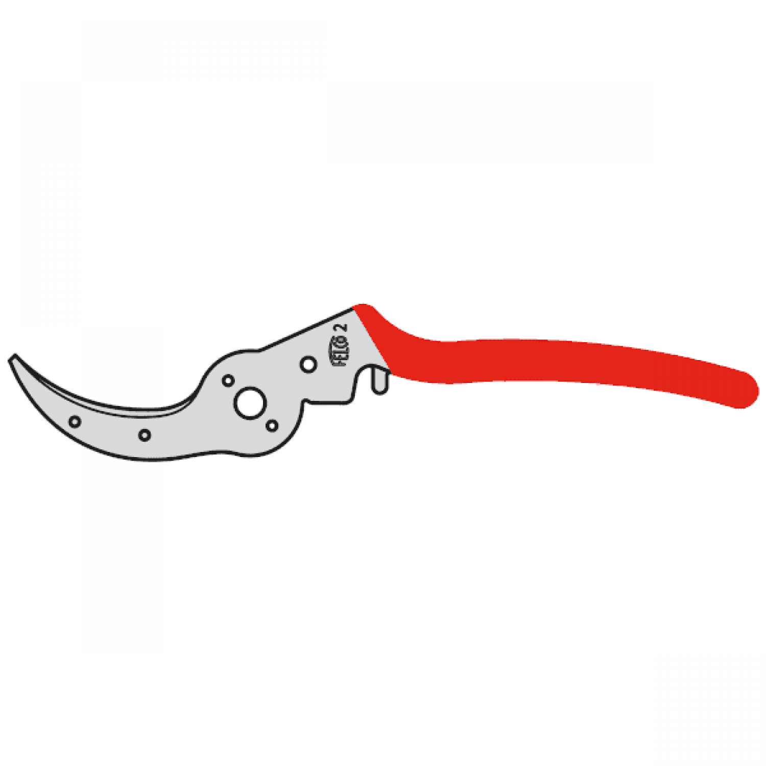 Felco 2/2 Handle Without Anvil Blade-Genuine Pruner Spare Parts - Pruning Shears Spare Parts-Replacements