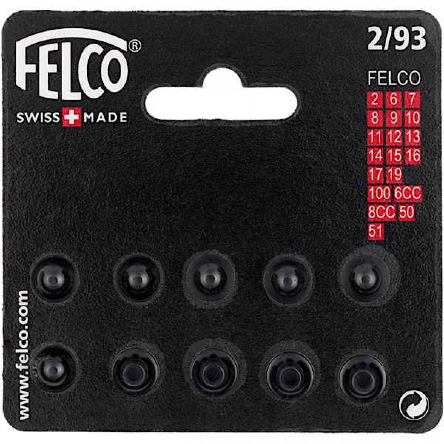 Felco 2/93 Kit Shock Absorber Assembly-Genuine Pruner Spare Parts - Pruning Shears Spare Parts-Replacements
