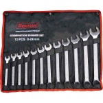 Ring and Open End Spanner Set of 12 pcs Benman 70143 Ring and Open End Spanner Set of 12 pcs Benman 70143 - Spanners Sets