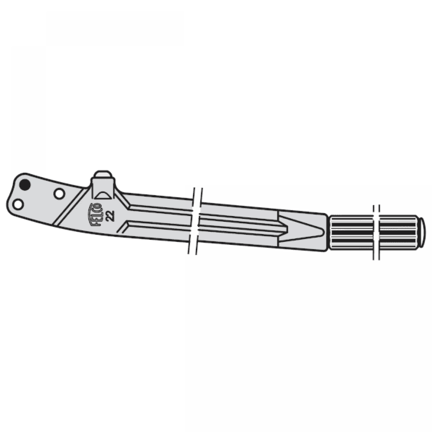 Felco 22/1 Handle Without Blade-Genuine Lopper Spare Parts - Original Lopper-Pruner Spares-Replacements