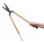 OKATSUNE 214 76.5cm Long Handled & Medium Bladed Hedge Shears - Hedge Shears-Manual Hedge Trimmers