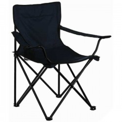 Folding Garden-Beach-Sea Side-Deck Chair 50x50x(H)80cm Black Folding Garden-Beach-Sea Side Chair 50x50x(H)80cm Black